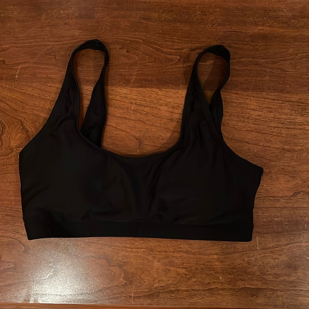 Black bathing suit top